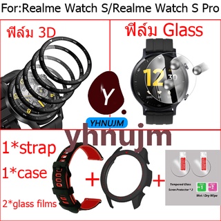 สินค้า ฟิล์มกันรอยหน้าจอ 3D ทรงโค้ง สำหรับ Realme Watch S /Realme Watch S pro