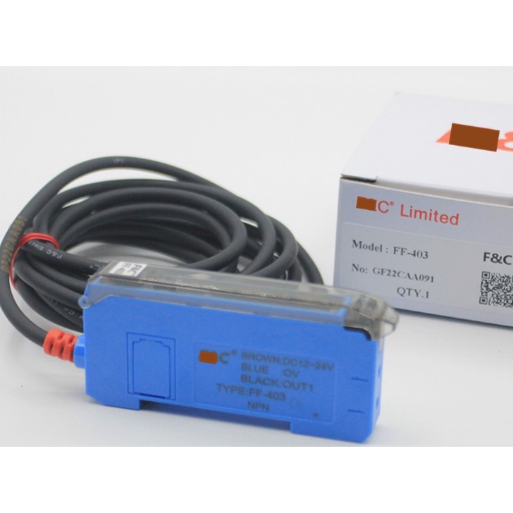 เครื่องขยายเสียงไฟเบอร์ FF-403 ความเร็วสูง 16 ไมโครวินาที หน้าจอตัวเลข ...