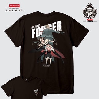 เสื้อยืด ลายการ์ตูนอนิเมะ SPY X FAMILY FORGER FAMILY V2 สําหรับครอบครัว