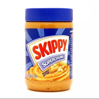 Skippy (SUPER CHUNK)  เนยถั่วชนิดหยาบ ซูเปอร์ชังค์พีนัทบัตเตอร์ ทาขนมปัง มี 2 ขนาด