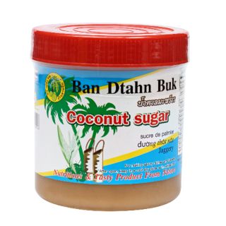 น้ำตาลมะพร้าว(ตราบ้านตาลปึก)กระปุก บรรจุ 500  กรัม   COCONUT  SUGAR  JAR  1 g.