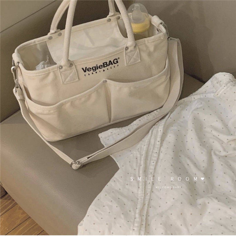 กระเป๋าสะพายข้าง-กระเป๋าใบใหญ่ผู้หญิง-2021-แฟชั่นใหม่ญี่ปุ่น-vegiebag-มัมมี่กระเป๋าถุงใบหญิง-messenger-ความจุขนาดใ