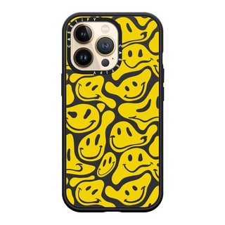 Casetify Acid Smiles - Marigold 13 Pro Compatible Impact Case  Color: Matte- Black [Pre-order]