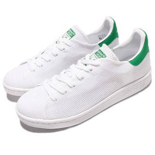 ADIDAS รองเท้า Stan Smith Knit แท้ (White/Green) BB0065