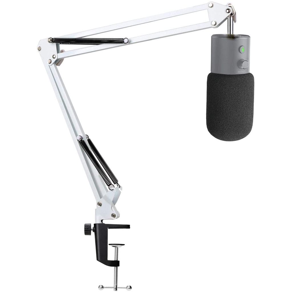 YOUSHARES Support Bras Articulé Razer Seiren Mini Avec Bonnette Anti-Pop - Setup Streaming Professionnel