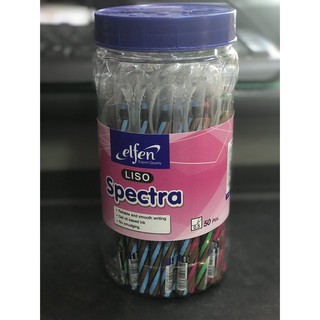 สินค้า ปากกา เอลเฟ่น SPECTRA สีน้ำเงิน 50ด้าม