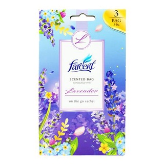 dee-double ถุงน้ำหอมปรับอากาศ FARCENT ลาเวนเดอร์10g น้ำหอมปรับอากาศ