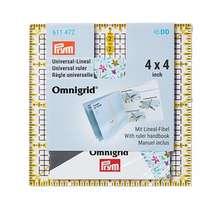 Omnigrid ไม้บรรทัด สำหรับวัดและตัดผ้า 4x4 นิ้ว 611472