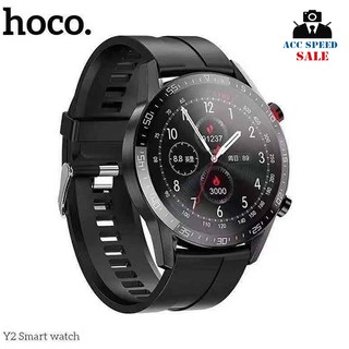 Smart watch HOCO Y2 นาฬิกาสมาร์ทวอทซ์ ดีไซน์สวย ทรงกลม ฟังก์ชั่นเยอะ นับอัตราหัวใจ ใส่ออกกำลังกาย