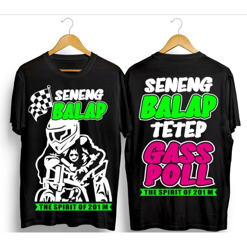 ใหม่-เสื้อยืด-พิมพ์ลาย-racing-drag-seneng-racing