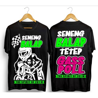 【ใหม่】เสื้อยืด พิมพ์ลาย Racing Drag Seneng Racing