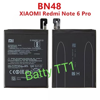 แบตเตอรี่ Xiaomi Note 6 Pro BN48 4000mAh ประกัน 3เดือน