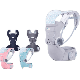 โปรโมชั่น : ใส่โค้ด 7YSUL66X ลดสูงสุด65บาท เมื่อซื้อครบ 500.- BabyGroove เป้อุ้มเด็ก Hip seat 6 in 1 ปรับนอนได้