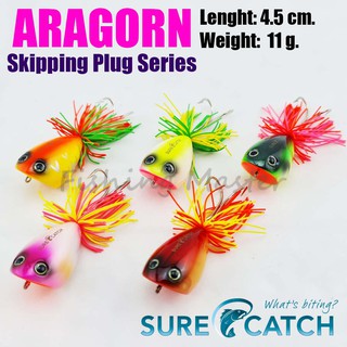 กบกระโดด Surecatch ARAGORN Skipping Plug  เหยื่อปลอม เหยี่อตกปลา เหยื่อ อุปกรณ์ตกปลา