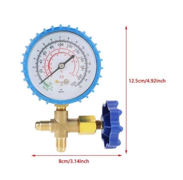 เกจ์เดี่ยวเติมวัดน้ำยาแอร์ฝั่ง-low-r22-r12-r134a-r410