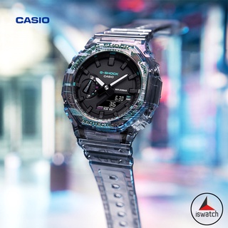 【มาใหม่】Casio G-shock NAUGHTY NOISE Series GA-2100NN-1A นาฬิกาข้อมือดิจิทัล สายเรซิ่น อะนาล็อก หน้าจอดิจิทัล สําหรับผู้ชาย