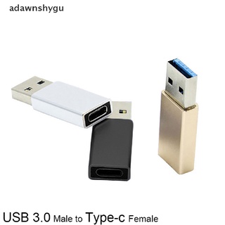 [adawnshygu] อะแดปเตอร์แปลงสายเคเบิล USB 3.0 ตัวผู้ เป็น Type-C ตัวเมีย USB-C OTG