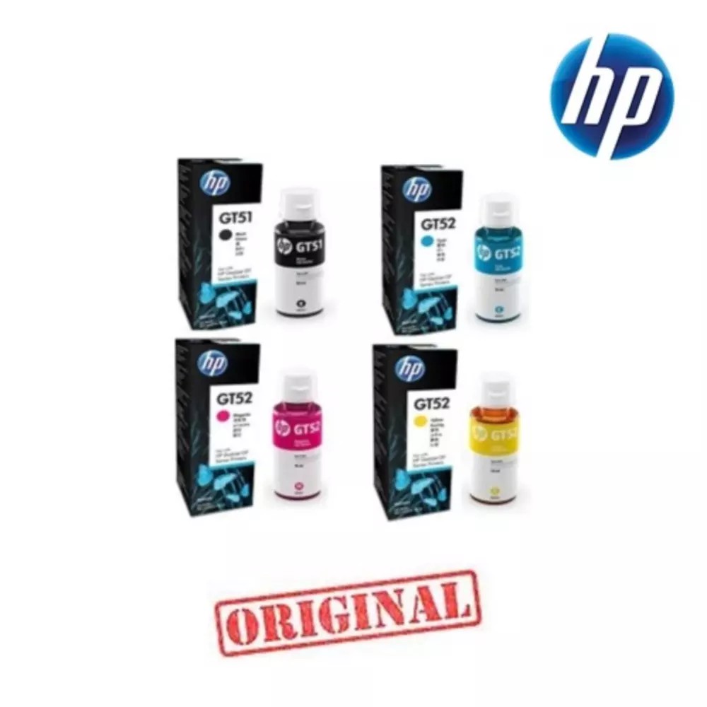 หมึกเติม HP GT51 (GT53) (M0H57A) สีดำ , GT51,GT52 C/M/Y หมึกขวดของแท้ ...