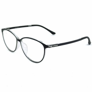 Korea แว่นตาแฟชั่น รุ่น HD 6909 สีดำกรอบใส วัสดุ Plastic เบาและยืดหยุนได้(สำหรับตัดเลนส์)
