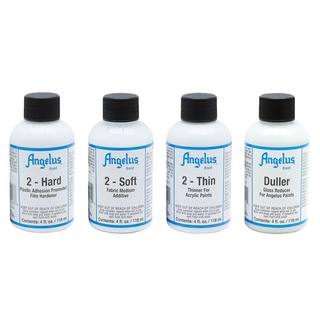 ภาพหน้าปกสินค้าAngelus Paint Additives 2 soft /2 hard /2 thin / duller 4 oz ซึ่งคุณอาจชอบสินค้านี้