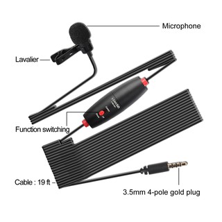 LENSGO LYM-DM1 Double 2 in 1 Mini Lavalier Microphone For Camera/Smartphone