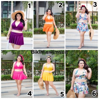 Chubby set ชุดว่ายน้ำสาวอวบ ชุดว่ายน้ำplussize