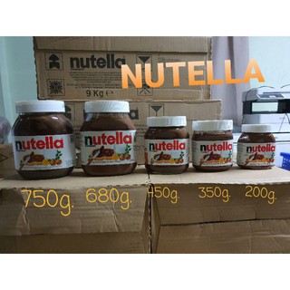 สินค้า ถูกสุดๆ Nutella หลากหลายขนาด (Exp 25/2/24 ปีหน้า)