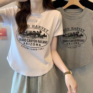 พร้อมส่ง เสื้อยืดแขนสั้น เปิดไหล่ ทรงหลวม สําหรับผู้หญิง JL-TX-400