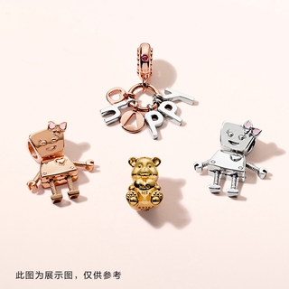 Pandora จี้เงิน 925 สีโรสโกลด์ สําหรับของขวัญวันเกิดผู้หญิง Diy p825