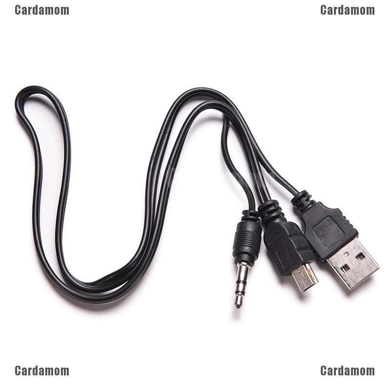 [ELE&amp;IND] สายเคเบิลเชื่อมต่อแจ็คเสียง USB เป็น Mini USB 3.5 มม. สําหรับลําโพง