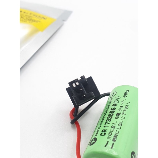 ถูกสุด-battery-sanyo-cr17335se-r-3v-ปลั๊กดำ-ของใหม่-สินค้าพร้อมส่ง