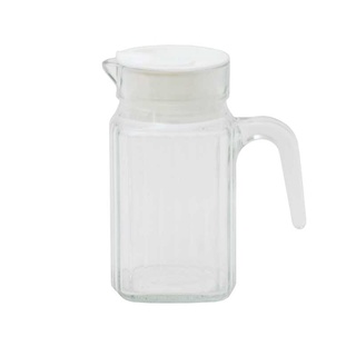 เหยือกน้ำพร้อมฝา ขนาด 450 มล.101220Glass Jug With Plastic Lid 450 ml.