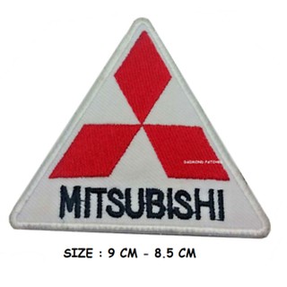 MITSUBISHI ป้ายติดเสื้อแจ็คเก็ต อาร์ม ป้าย ตัวรีดติดเสื้อ อาร์มรีด อาร์มปัก Badge Embroidered Sew Iron On Patches