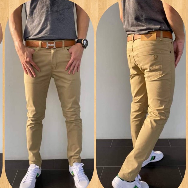 ภาพหน้าปกสินค้าNew กางเกงขายาวผู้ชาย ทรงเดฟ(ผ้ายืด)เนื้อไม่หนามาก ใส่สบาย รุ่น907 ไซซ์28-44