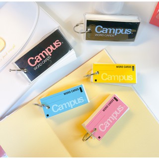 Campus Word Cards สมุดจดศัพท์ / การ์ดคำศัพท์ แบบพกพา (นำเข้าจากญี่ปุ่น)