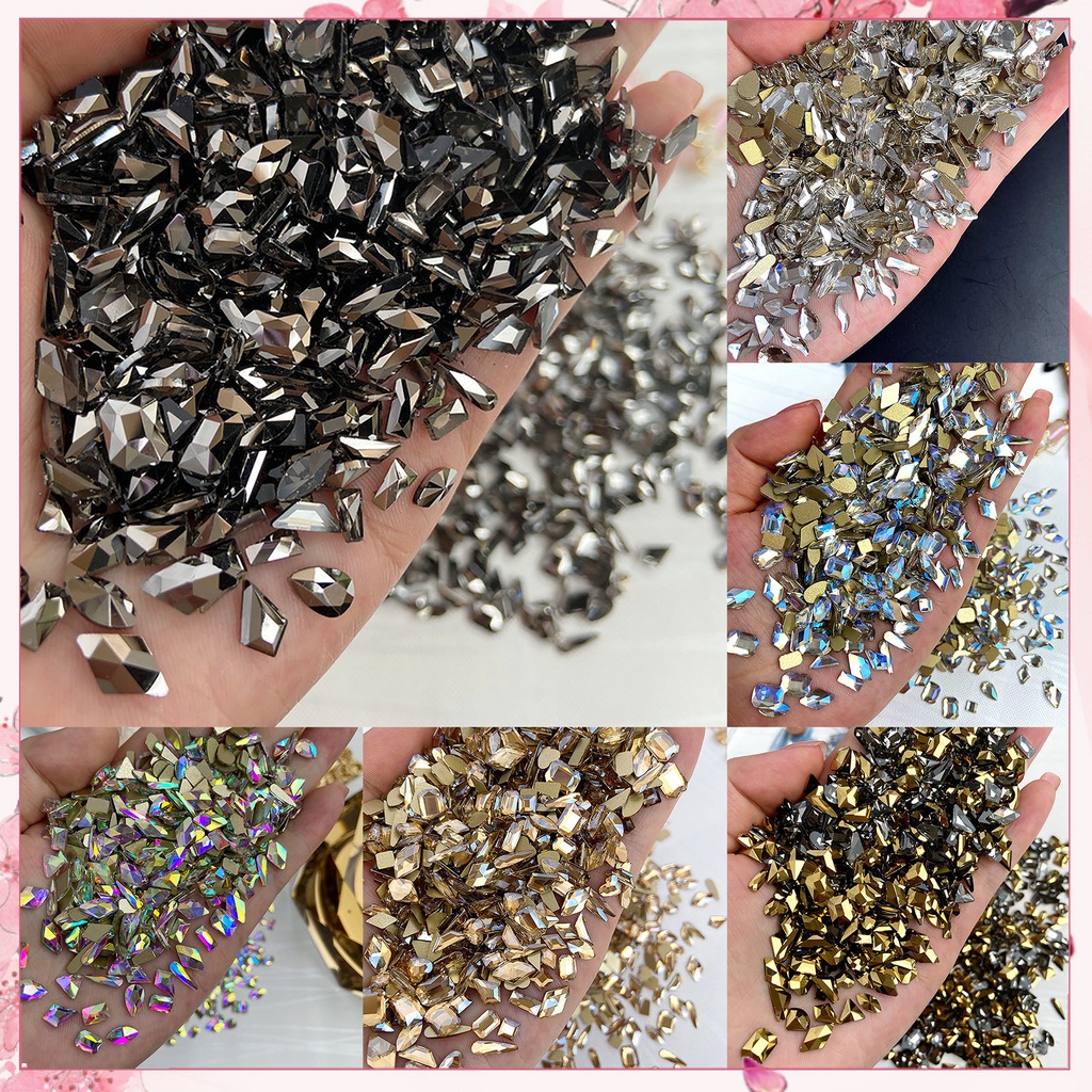 lt-sale-gt-50pcs-bag-nail-art-rhinestone-3d-geometric-shaped-glitter-manicure-accessories