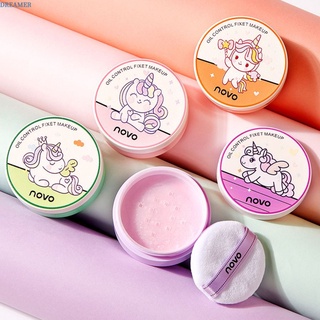 【DREAMER】NOVO Unicorn Loose Powder Cute Young Girl Oil Control Nature Exquisite Obedience Pressed Powder Makeup