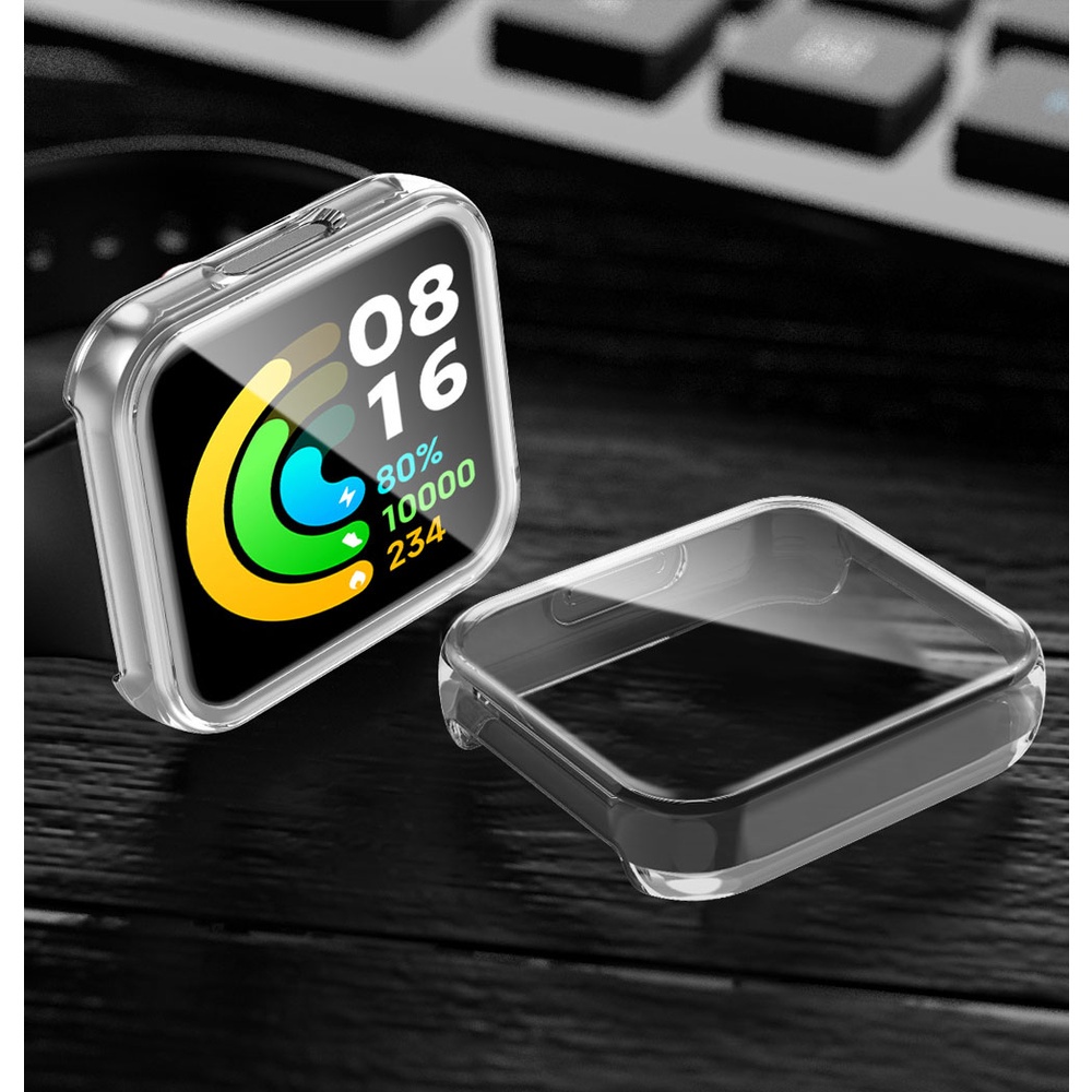 ภาพสินค้าPlating TPU Protector Case for Redmi Watch 2 Lite Global Version Full Screen Protective Shell Cover Redmi Watch2 Lite จากร้าน moyte.th บน Shopee ภาพที่ 8