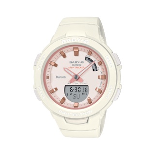 [ของแท้] Casio Baby-G นาฬิกาข้อมือ รุ่น BSA-B100CS-7ADR ของแท้ รับประกันศูนย์ CMG 1 ปี