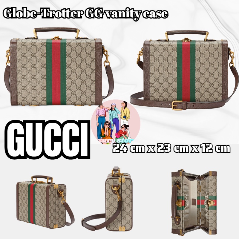 กุชชี่-gucci-globe-trotter-series-gg-กล่องใส่เครื่องสำอาง-กระเป๋ากล่อง-กระเป๋าสะพายไหล่-ล่าสุ