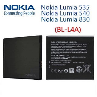 NOKIA BL-L4A แบตเตอรี่ Nokia Lumia 830 RM-1090 RM-1089 RM984 Lumia 535 BL L4A 1905mAh