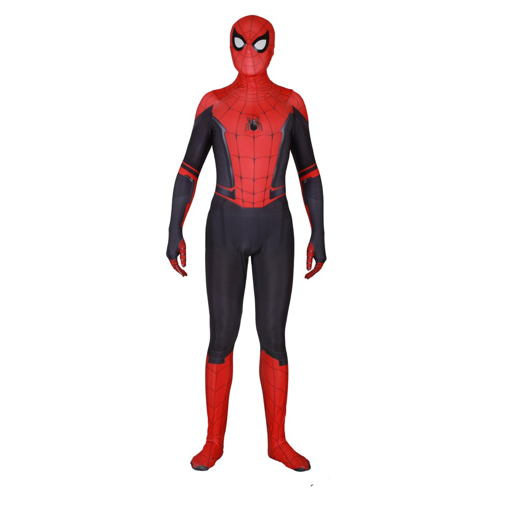 ภาพสินค้าชุดจั๊มสูทคอสเพลย์ Spider Man Far From Home Peter Parker Zentai Spiderman Superhero สําหรับทุกเพศ จากร้าน longju.th บน Shopee ภาพที่ 2