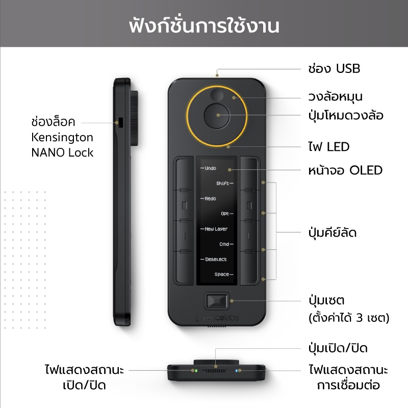 xencelabs-quick-keys-แผงคีย์ลัดไร้สาย-พร้อมจอ-oled-windows-mac