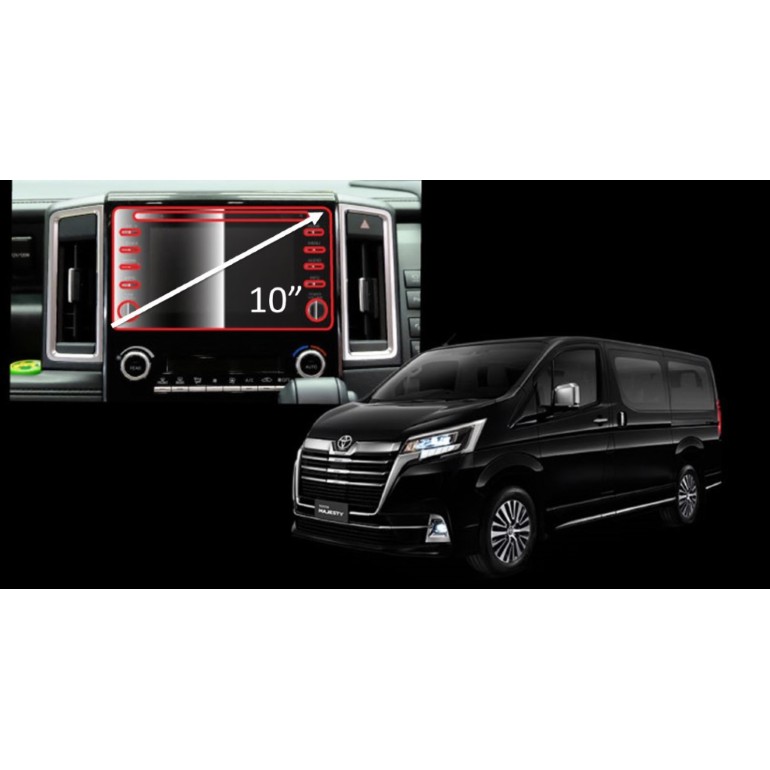 toyota-majesty-2020-ฟิล์มกันรอยหน้าจอรถยนต์-x-shield-ขนาด-10-นิ้ว-ty24-x