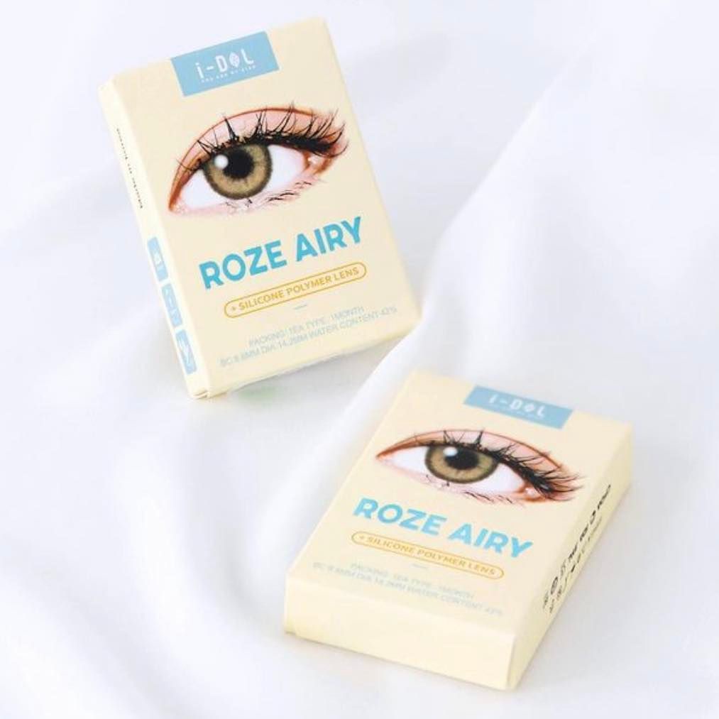 แยกขายเป็นข้าง-คอนแทคเลนส์นำเข้าจากเกาหลี-รายเดือน-roze-airy