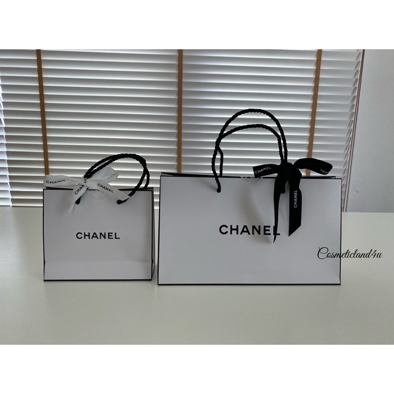 พร้อมส่งของแท้เคาน์เตอร์ไทยค่ะ-ถุงแบรนด์เนม-chanel-แท้-พร้อมโบว์