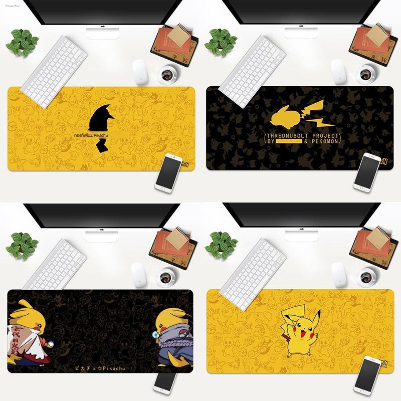 ภาพหน้าปกสินค้า﹍แผ่นรองเมาส์ แผ่นรองเมาส์ขนาดใหญ่พิเศษ super mouse padเกมสำนักงานยามว่าง Pikachu Creative Desk Mat แผ่นรองเม้าส์ขนา จากร้าน petexpertshop บน Shopee