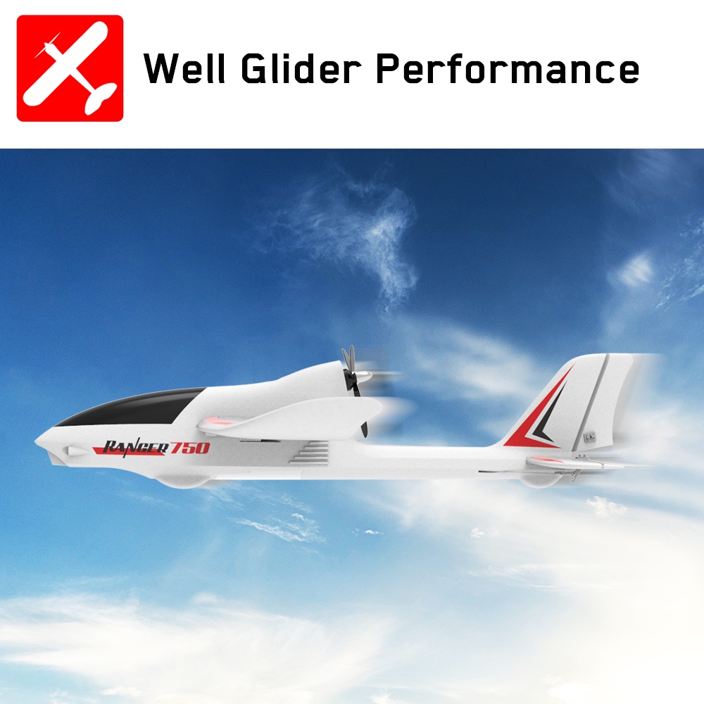 Volantex RC Plane Ranger 750 One Key Return 6-Axis Gyro No transmitter ...