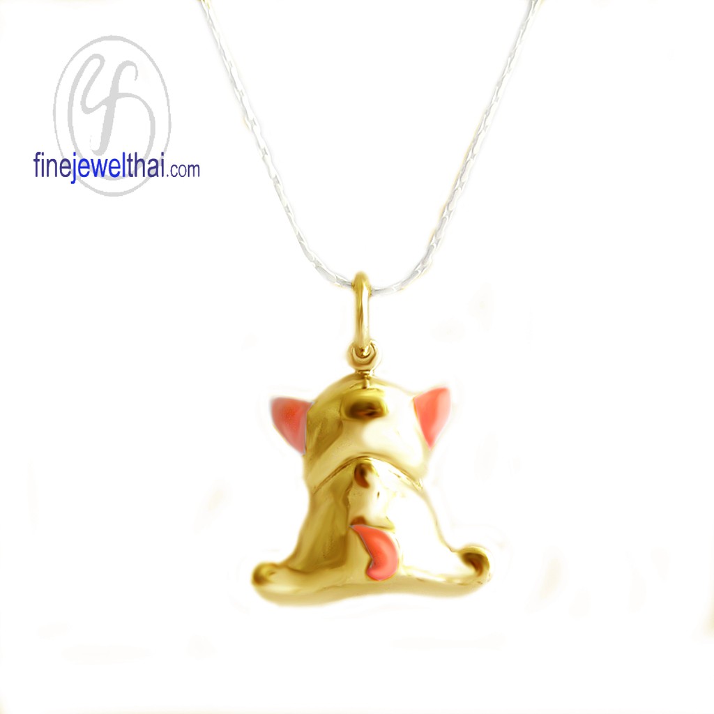 finejewelthai-จี้สุนัข-จี้ลงสี-จี้เงิน-จี้หมา-เงินแท้-925-p106803000e-g