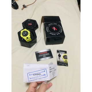 ขายนาฬิกา G-shock รุ่น GBA 800 สีเขียวนีออน มีบลูทูธ  ของแท้100%